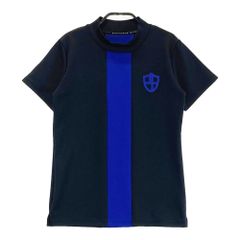 DECEMBERMAY ディセンバーメイハイネック 半袖TシャツネイビーサイズM