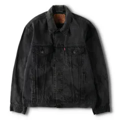 古着 90年代 リーバイス Levi's 70503-0285 ブラック デニムジャケット Gジャン メンズL相当 ヴィンテージ/evb031036