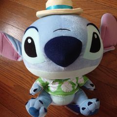 スティッチ ぬいぐるみ ハワイアン衣装 2008年製 日焼け - メルカリ