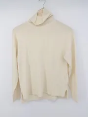 ◇ AMERICAN HOLIC アメリカン ホリック タートルネック 長袖 ニット セーター サイズ M ベージュ レディース P  【1303230000031】