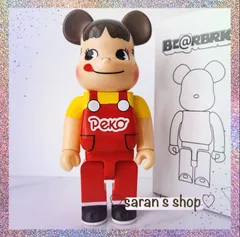 新品 未使用！ベアブリック BE@RBRICK 400% 28センチ ペコちゃん 赤 オーバーオールのサムネイル
