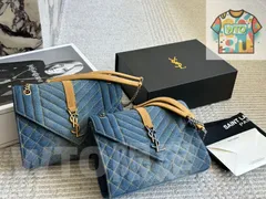 【今日WTO】YSL Le Envelope Bag サンローラン キャビアン エンベロープ バッグ/ 夏向け 送料無料！在庫限定価格-WTO輸入2-GT53
