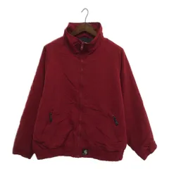 Carhartt カーハート 裏地フリース ジップアップ ジャケット アウター アメカジ レッド (メンズ -- XLサイズ相当) 中古 古着 P8072