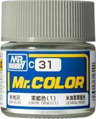 【新品】GSI クレオス GSIクレオス Mr.カラー 軍艦色 1 半光沢 10ml 模型用塗料
