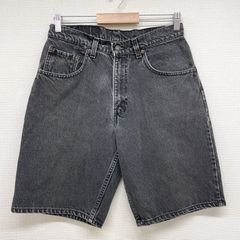 90's USA製 リーバイス Levi's 560 ブラックデニム ショートパンツ W30