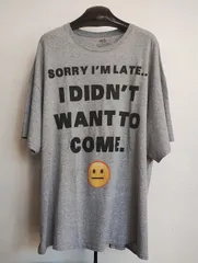 ■ Chill チル ■ CHILL メッセージ × ニコちゃんマーク プリントtシャツ ■ 3XL サイズ ■ FFF1020