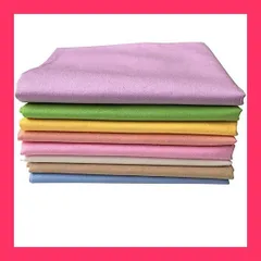 【スタッフおすすめ！】8枚 無地 ハギレ 布セット パッチワーク 布地 綿 カットクロス DIY 手芸・ハンドメイド用品 56*46cm 8色セット