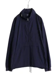 JCREWジェイクルーナイロンジャケットアノラック90sネイビー短丈メンズL希少 J.CREW(ジェイクルー) / 90s/巨人タグ/アノラックパーカー