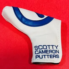 スコッティキャメロン　新作パターカバー　マグネット式　ホワイト❎ブルー　検索スコッチキャメロンパターカバー