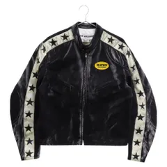 COMME des GARCONS (コムデギャルソン) 23SS×BerBerJin BATES Print Riders Jacket ベルベルジン 転写プリントモーターサイクルジャケット ブラック JK-J021のサムネイル