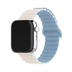 【新品】 [スマート良品] アップルウォッチ バンド マグネット シリコン 柔らかい レディース メンズ バンド おしゃれ アップルウォッチ ベルト 38mm 40mm 41mm 42mm 44mm 45mm 49mm (38mm/40mm/41mm, 1 0