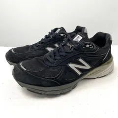 【中古】New Balance 990V4 made in USA 28.5cm M990BK4 スニーカー ブラック ニューバランス[17]