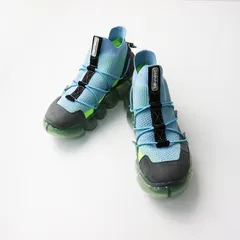 完売品 定価3.6万 グラウンズ grounds JEWELRY STONE LIGHT INDIGO NEON ミッドカットスニーカー 22cm/ライトブルー【2400014241501】のサムネイル
