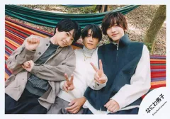 【中古】生写真(STARTO) なにわ男子/西畑大吾・道枝駿佑・高橋恭平/横型・上半身/シングル「I Wish」MV＆ジャケ写オフショット/公式生写真