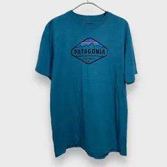 ☆Patagonia☆ロゴTシャツ☆ベンチュラ☆XL☆オーガニックコットン☆ブルー系☆E24M☆