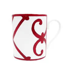 【名東】エルメス マグカップ  No.2 ガダルキヴィール レッド 赤 ホワイト 白 陶器 食器 小物 その他