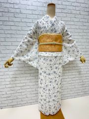 レースの着物　小紋　仕立て上がり　新品【10078421-6】フリーサイズ　レースの着物