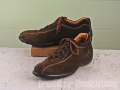 美品✨イタリア製TOD'S トッズ スニーカー キャンバス レザー黒 25cm