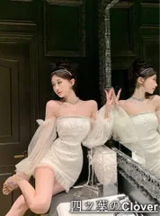 【美品・未使用新品】プリンセスモチーフ?キャバドレス　ミニ　パーティードレス