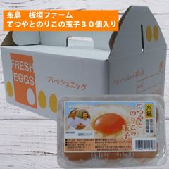 糸島　(株)板垣ファーム　てつやとのりこの玉子30個入