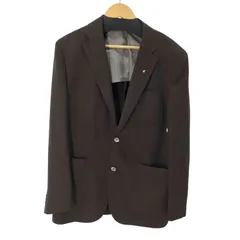 ランバンコレクション LANVIN COLLECTION ウールナイロン シングル2Bテーラードジャケット 背抜き メンズ  R50・46のサムネイル
