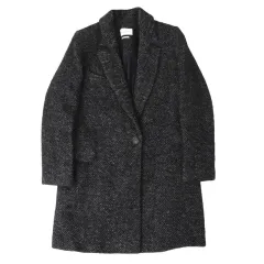 イザベルマランエトワール アルパカ混ヘリンボーンコート 36サイズ イザベルマランエトワール アルパカ混ヘリンボーンコート 36