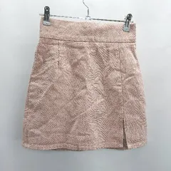 ◇ ⊂◎●未使用● MAJESTIC LEGON マジェスティックレゴン スリットショートスカパン インナーパンツ ミニ タイト スカート サイズM ピンク レディース E  【1502030037678】