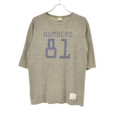 WAREHOUSE ウエアハウス 半袖スウェット ナンバリング80イエロー 40 