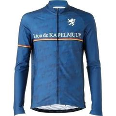 自転車 ウェア カペルミュール 長袖ジャージ ライトウォームジャージ 千鳥フォグ ロイヤルブルー M LILS034 KAPELMUUR