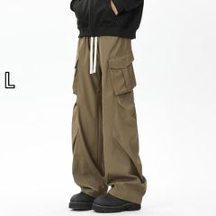 L2086 ウォッシュドバルーンチノ L（beige） 地底人ONLINE - メルカリ