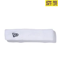 【ムラスポ公式】新品 NEW ERA ニューエラ ヘッドバンド フラッグロゴ ホワイト × ブラック 14164452