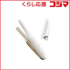 【 新品 未開封 】   コイズミ コードレスストレートアイロン 10mm 160℃～200℃ 海外対応 USB充電式 ホワイト KHS-8650/W 未使用 送料無料