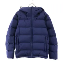 ユニクロ シームレス ダウンジャケット L ブルー UNIQLO メンズ