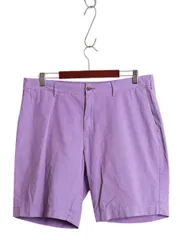 【お得なクーポン配布中!】 ポロ ラルフローレン ピマ コットン チノ ショートパンツ メンズ 36 ショーツ 短パン ノータック アーミー タイプ チノパン スラックス 紫