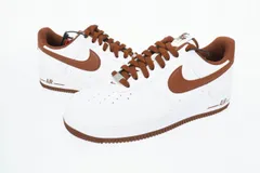 ナイキ NIKE AIR FORCE 1 '07 LOW WHITE/PECAN-WHITE エアフォース1 ロー DH7561-100 27 ホワイト ブランド古着ベクトル 中古▲■241029のサムネイル