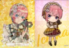 【中古】キャラカード 中野一花(アップ) ホログラム＆クリアカードセット 「ひこくじ 五等分の花嫁* ～どっちの私が好き?～」 J賞