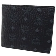 エムシーエム 財布 二つ折り財布 メンズ レディース ユニセックス ブラック MCM MXSAAVI01-BK001のサムネイル