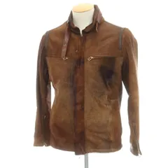 【L&KONDO／ルコンド】ヴィンテージ加工シングルレザーライダースジャケット 2025年最新】L&KONDO レザージャケット・ライダースの人気アイテム