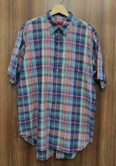 5525gallery / 5525-GSH-22100-CH1-BY グラフチェック 半袖 ボタンダウンシャツ BEAUTY&YOUTH UNITED ARROWS サイズL