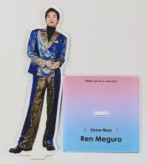 【中古】アクリルスタンド・アクリルパネル [台紙付き] 目黒蓮(Snow Man) アクリルスタンド 「Johnnys’ アクスタ Fest」