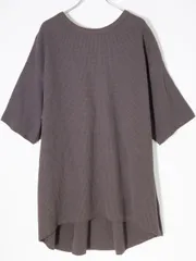 L&#39;Appartement DEUXIEME CLASSE - AMERICANA S/S Thermal プルオーバー ブラウン L'Appartement DEUXIEME CLASSE - ☆新品☆AMERICANA☆S/S