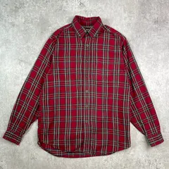 L.L.Bean エルエルビーン タータンチェックシャツ フランネルシャツ メンズM相当 