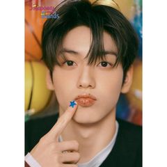K-POP グッズ TXT トゥモロー バイ トゥギャザー スビン SOOBIN A4 サイズ ラミネート加工 ハングル 反切表つき 下敷き オリジナル 勉強