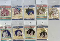 未開封　ゆるキャン△　顔スタンプキーホルダー　9種セット　まとめ売りのサムネイル