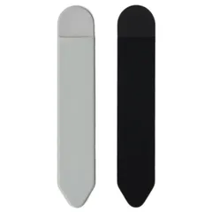 【迅速発送】サムコス アップルペンシル ホルダー ケース カバー 2枚セット Apple Pencil ケース 保護カバ タッチペン 貼り付け 接着シール式 薄型 紛失防止 Apple Pencil 第1世代 第2世代 (グレー、ブラック)