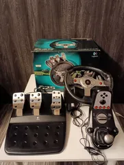 【K-1564】Logicool G25 ロジクール レーシングホイール ハンドル以外動作確認済み