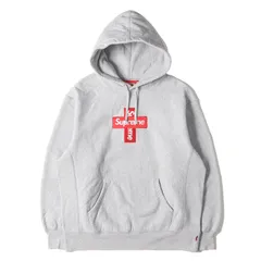 【美品】Supreme シュプリーム パーカー ヘザーグレー サイズ:M | 20AW クロスボックスロゴ スウェットパーカー (Cross Box Logo Hooded Sweatshirt) | トップス フーディー プルオーバー【メンズ】【中古】