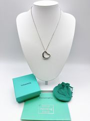 Tiffany＆Co/ティファニー　Open heart/オープンハート　27ｍｍ　Elsa Peretti/エルサ・ペレッティ　ネックレス　シルバー925/silver925　FC-sgc001
