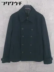 ■ ◎ COMME CA COMMUNE コムサコミューン ダブル コート ジャケット サイズM ネイビー メンズ  【1002801888305】のサムネイル