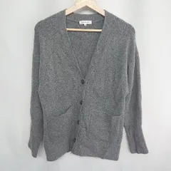 ◇ NATURAL BEAUTY BASIC 長袖 ニットカーディガン サイズM ダークグレー レディース E  【1408220055432】